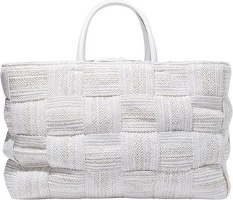 Casadei Twiga Shoppers Tote Bag - Dames - Handtassen - Wit - ONE Size - Leer - Tassen
