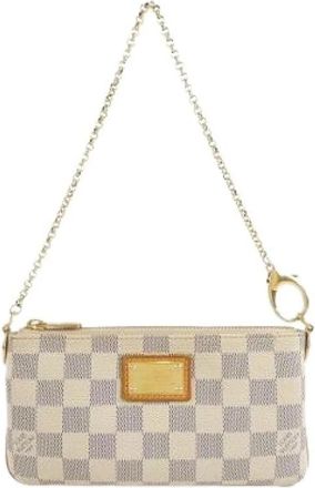 Louis Vuitton Pre-owned Pochette Milla accessoire etui - Dames - Vintage Mini Tas - Beige - ONE Size - Vintage