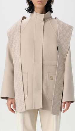 Fendi Parka Fendi in lana e seta