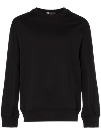Yohji Yamamoto Felpa a girocollo - Nero