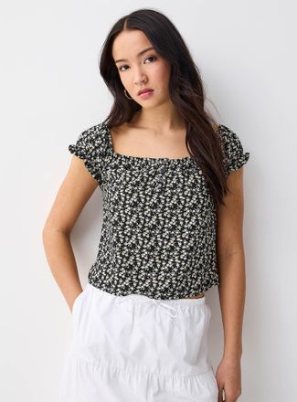 Twik Womens Mini-flowers flowy blouse