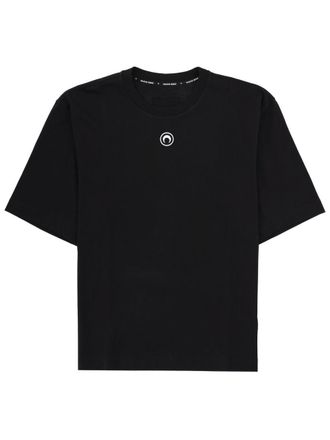 Marine Serre Loose Fit Center Emblem T-Shirt