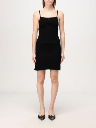 Courrèges Abito basic Courrèges in misto viscosa