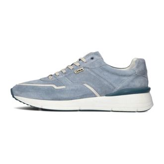 Greve Schoenen, Heren, Blauw, 45 EU, Su&egrave;de, Blauwe Su&egrave;de Heren Walker Sneakers
