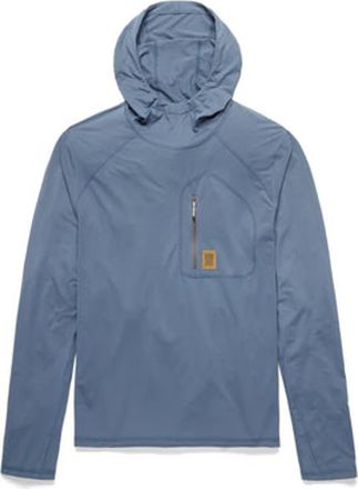 Topo Designs Mens Sun Hoodie in Stone Blue at Nordstrom, Size Xx-Large