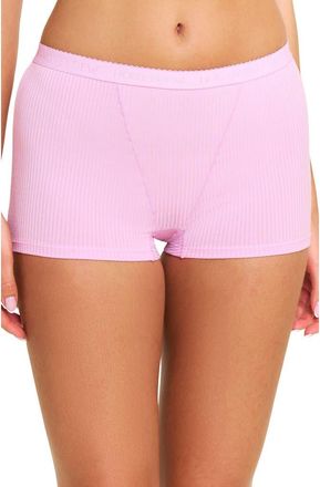 Honeydew Intimates Emma Rib Boyshorts in Hibiscus Haze at Nordstrom, Size X-Small