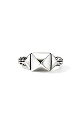 John Hardy Icon Stud Ring in Silver at Nordstrom, Size 6