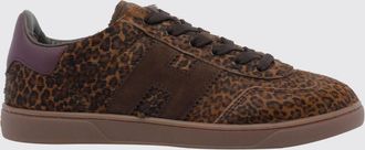 Hogan Sneakers Cool in cavallino con stampa animalier e logo H laterale