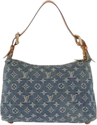Louis Vuitton Pre-owned Vintage Schoudertas - Dames - Vintage Schoudertas - Blauw - ONE Size - Leer - Vintage