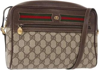 Gucci Pre-owned Cross Body Bags, female, Beige, Size: ONE SIZE Pre-owned Plastic Cross Body Bag