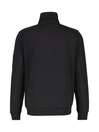 Lerros Sweatshirt LERROS LERROS Sweattroyer in Struktur-Mix-Qualit&auml;t, Herren, Gr. S, schwarz, 70% Baumwolle, 30% Polyester, Sweatshirts Sweatshirt