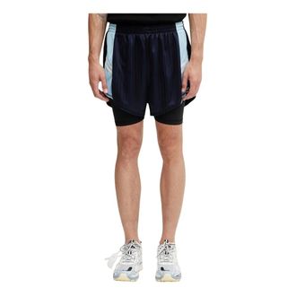 Martine Rose Shorts con Dettaglio a Righe - - Shorts - Uomo - Blu - L