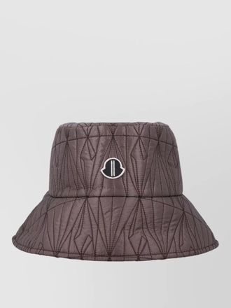 Moncler logo bucket hat