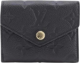 Louis Vuitton Pre-owned Wallets, female, Black, Size: ONE SIZE Pre-owned Canvas Wallet