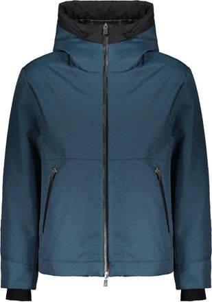 Herno Giacca con cappuccio e zip - Blu