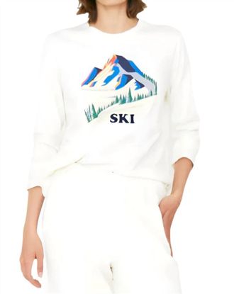 Kule The Modern Long Alps Tee In Cream