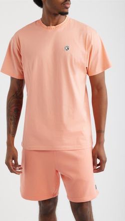 Billionaire Boys Club Wrapped Crewneck T-Shirt in Peach Amber at Nordstrom, Size Xx-Large