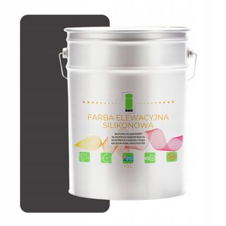 OEM Pintura De Silicona Negra Para Fachadas, Estructura, 10 L, Tienda De F&aacute;brica