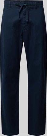 s.Oliver Red Label Relaxed Fit Hose aus Leinen-Baumwoll-Mix in Marine, Gr&ouml;&szlig;e 30/32