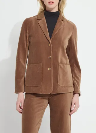 Lyss&eacute; Tilda Stretch Baby Cord Blazer