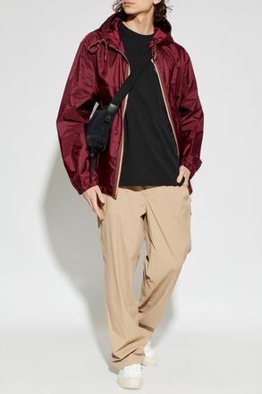 Moncler T-shirt With Printed Logo, Mens, Black