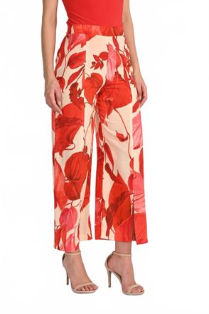 Frank Lyman Design Lyman Pant In Red/beige