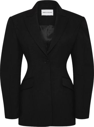 Rebecca Vallance Blazer avvitato Finley - Nero