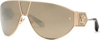 Roberto Cavalli Accessoires, Dames, Geel, ONE Size, Authentieke Src 093 Bril, Premium Kwaliteit