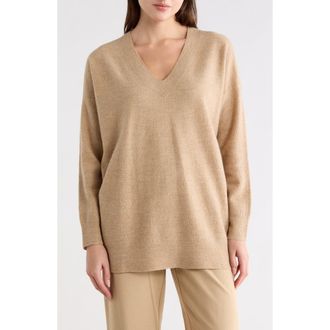 Eileen Fisher V-Neck Wool Sweater in Biscuit at Nordstrom Rack, Size Xx-Small