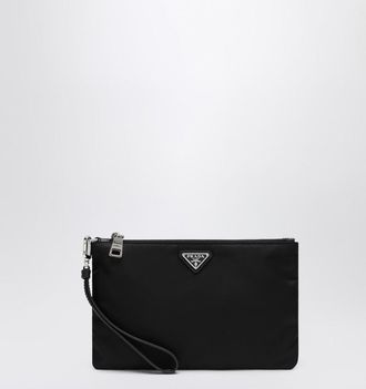 Prada Mera pouch in Re-Nylon and Saffiano leather