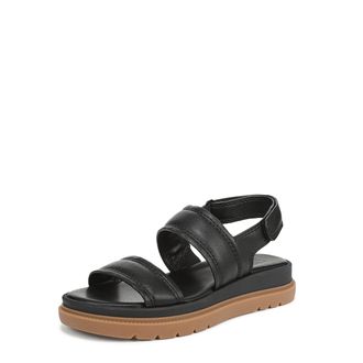 Naturalizer Womens Attract Sandal, Black, Wide Fit, UK 6