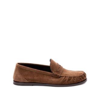 Saint Laurent Loafers, male, Brown, Size: 12 US Laurent Loafers