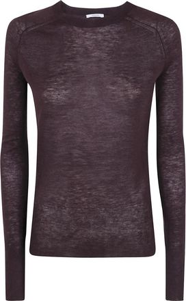 Joseph Jersey de cuello redondo Geras Cashair - Knitwear - Mujer - P&uacute;rpura - XL