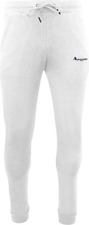 Aquascutum Heren Joggingbroek met logo (Wit)