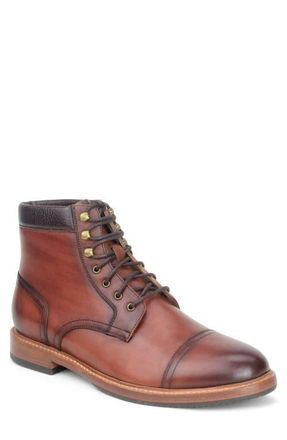Warfield & Grand MMXXIV Cap Toe Boot in Cognac at Nordstrom, Size 11.5