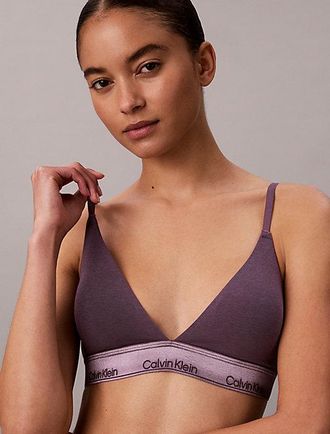 Calvin Klein Corpi&ntilde;o Con Forro Ligero Met&aacute;lico Icon Cotton Modal