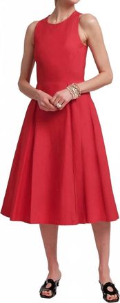 Frances Valentine Monique Dress In Red