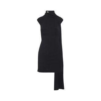 Jean Paul Gaultier Black Jersey Dress