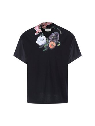 Maison Margiela T-Shirt Floreale Stampata