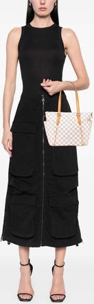 Louis Vuitton Pre-owned Womens Damier Azur Totally Pm - White Textile - One Size