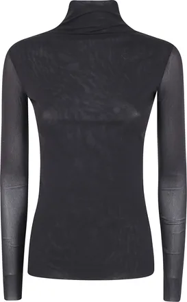 D.exterior D. EXTERIOR Sweater Turtleneck Tulle