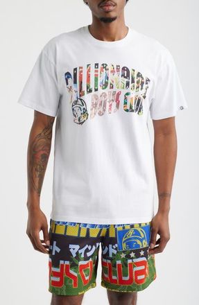 Billionaire Boys Club Curve Collage Cotton Graphic T-Shirt in White at Nordstrom, Size Xx-Large