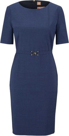 HUGO BOSS Dames/Dames Daleah Jurk (Blauw)