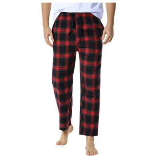 Generic Mens Pyjama Bottoms, Mens Long Lounge Wear Pants, Mens Nightwear, Pyjamas for Men, Mens Pyjamas, Sleepwear Flannel, Mens Pj Trousers Plaid, Fluffy Pj 