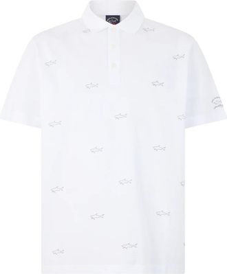 Paul & Shark Katoenen Polo - Heren - Polos - Wit - 5XL - Katoen - Tops