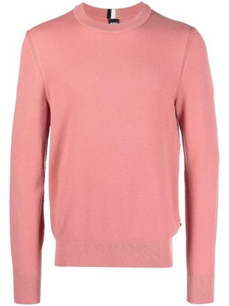 BOSS Gebreide trui - Roze