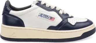Autry Medalist Low - Dames - Sneakers - Wit - 37 EU - Katoen - Schoenen