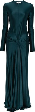 Victoria Beckham Uitgesneden maxi-jurk - Blauw