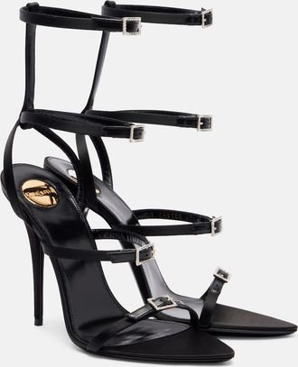 Saint Laurent Sandali Nuit 110 in raso