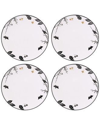Lenox Set Of 4 Haunted Halloween Dinner Plates